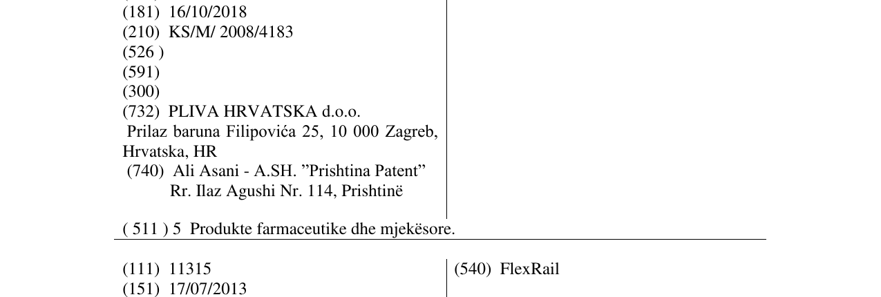 Zëri i markës RISSET në buletin