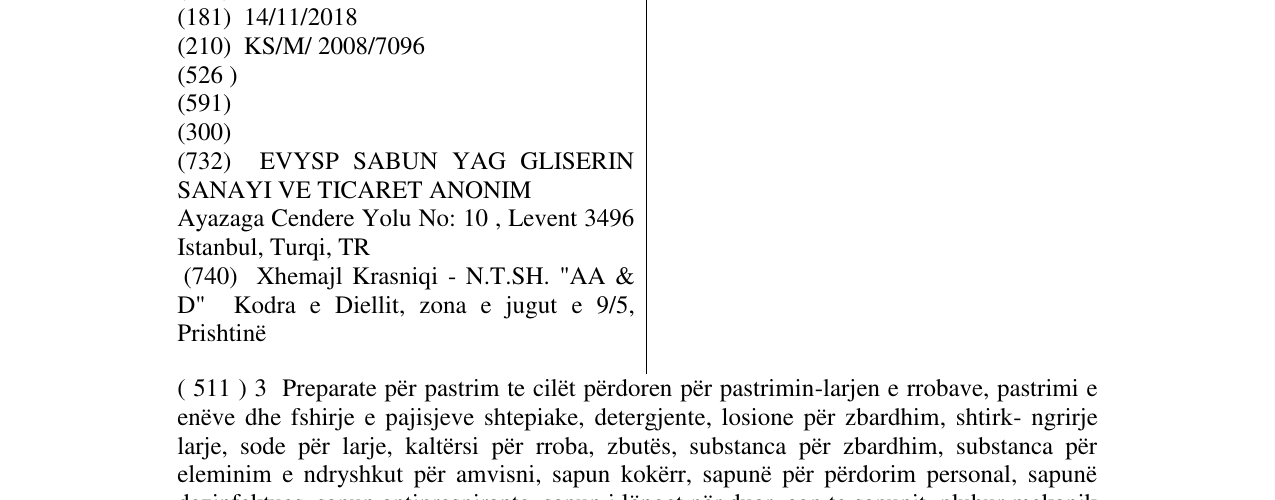 Zëri i markës DURU në buletin