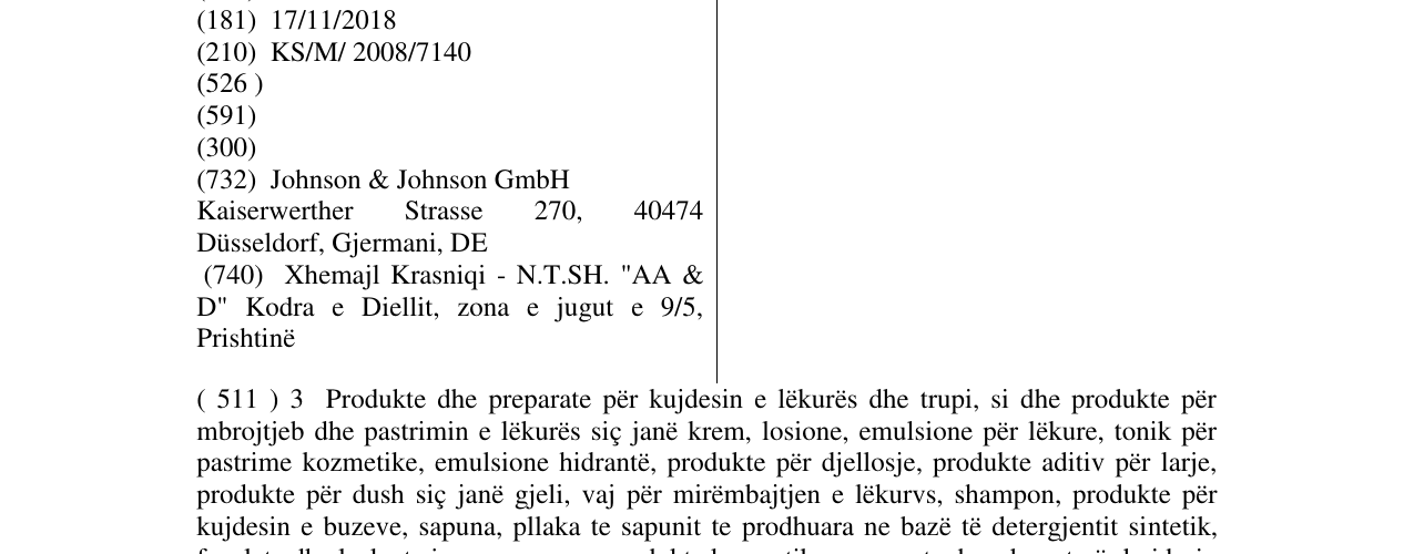 Zëri i markës bebe në buletin