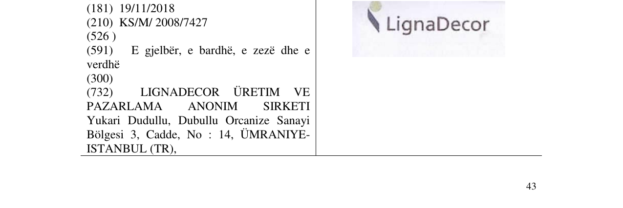 Zëri i markës LignaDecor në buletin