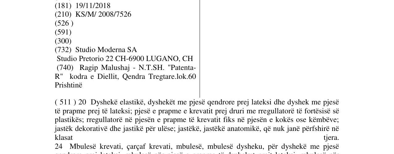Zëri i markës DORMEO në buletin
