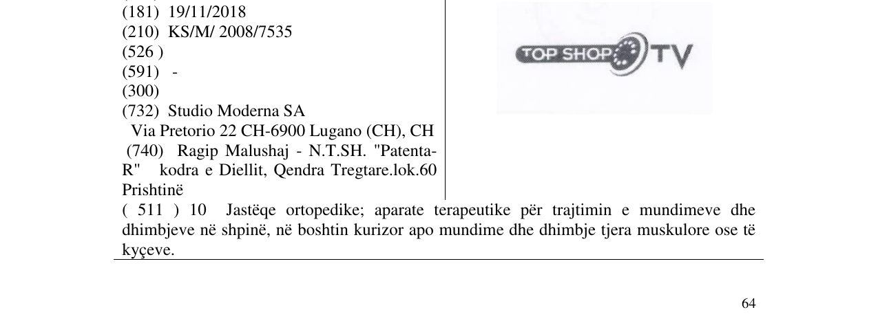 Zëri i markës Markë figurative në buletin