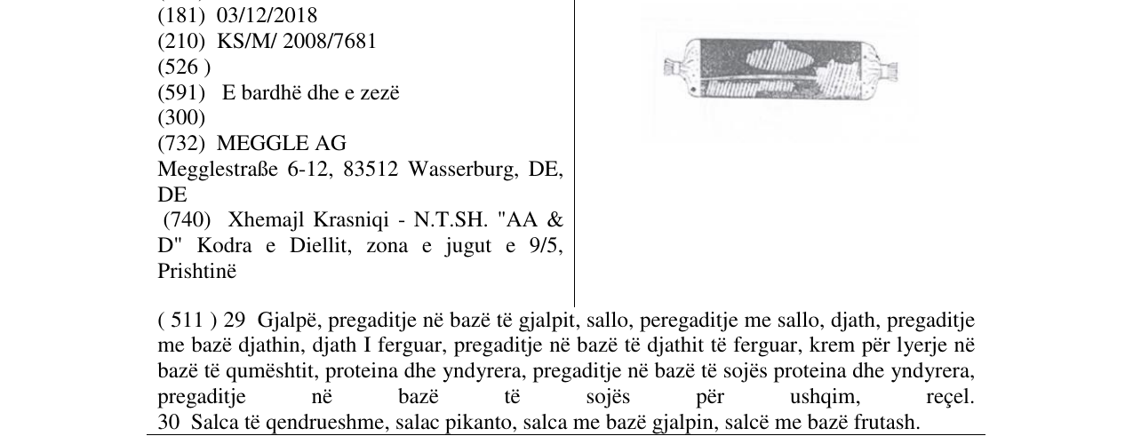 Zëri i markës Markë figurative në buletin