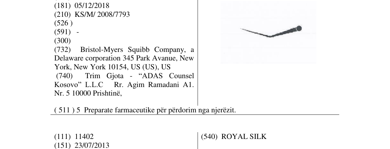 Zëri i markës Markë figurative në buletin