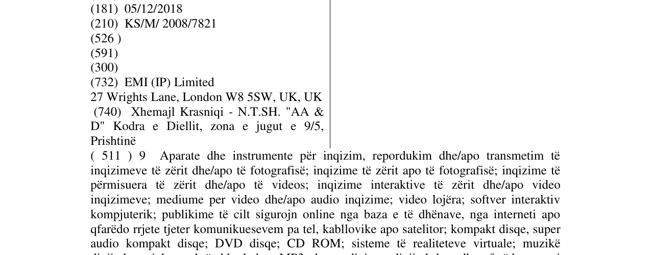 Zëri i markës HEMISPHERE në buletin