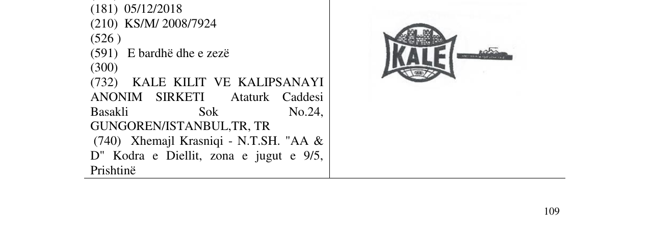 Zëri i markës Markë figurative në buletin
