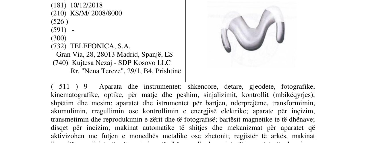 Zëri i markës Markë figurative në buletin