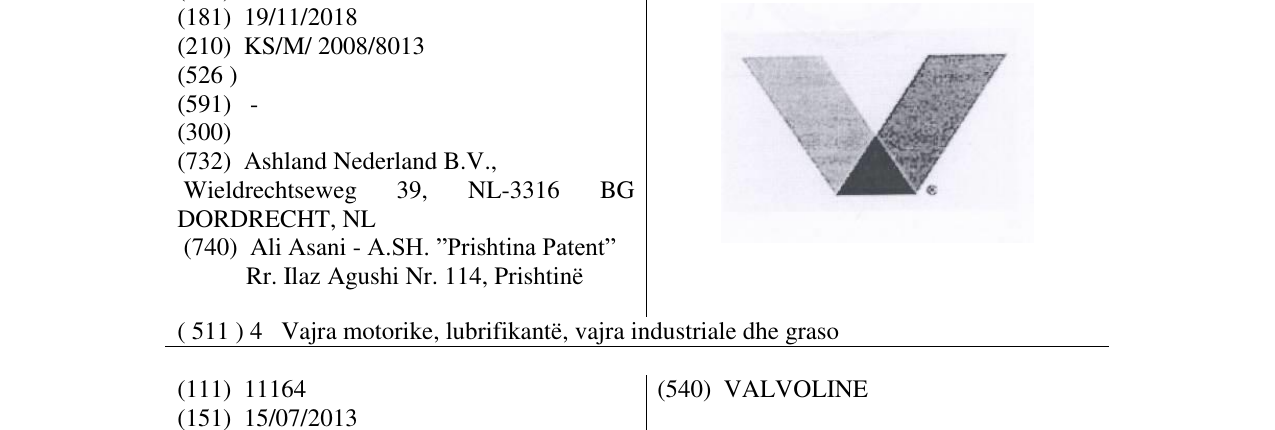 Zëri i markës Markë figurative në buletin