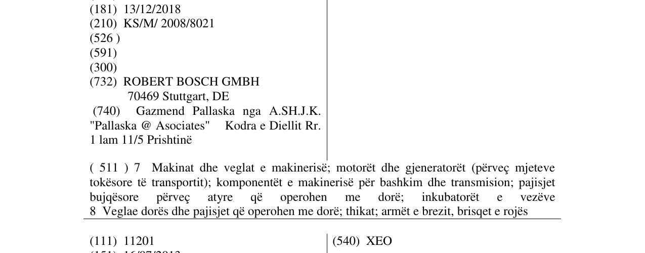 Zëri i markës S4 në buletin