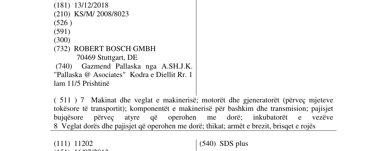 Zëri i markës XEO në buletin