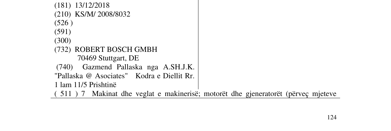 Zëri i markës ISIO në buletin