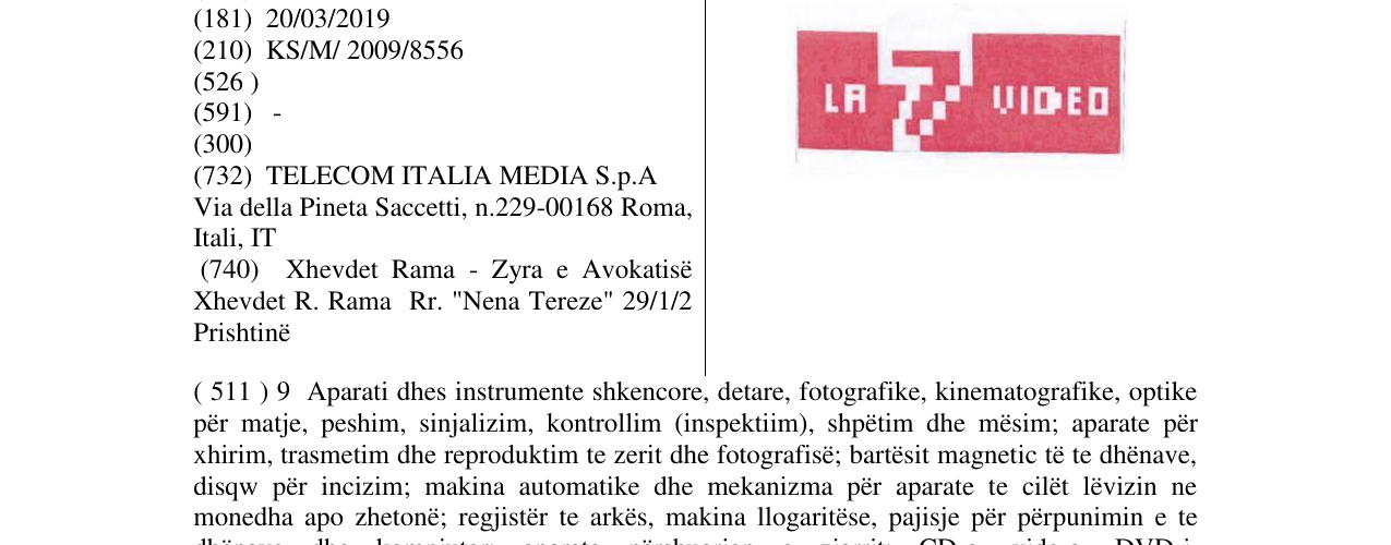 Zëri i markës Markë figurative në buletin