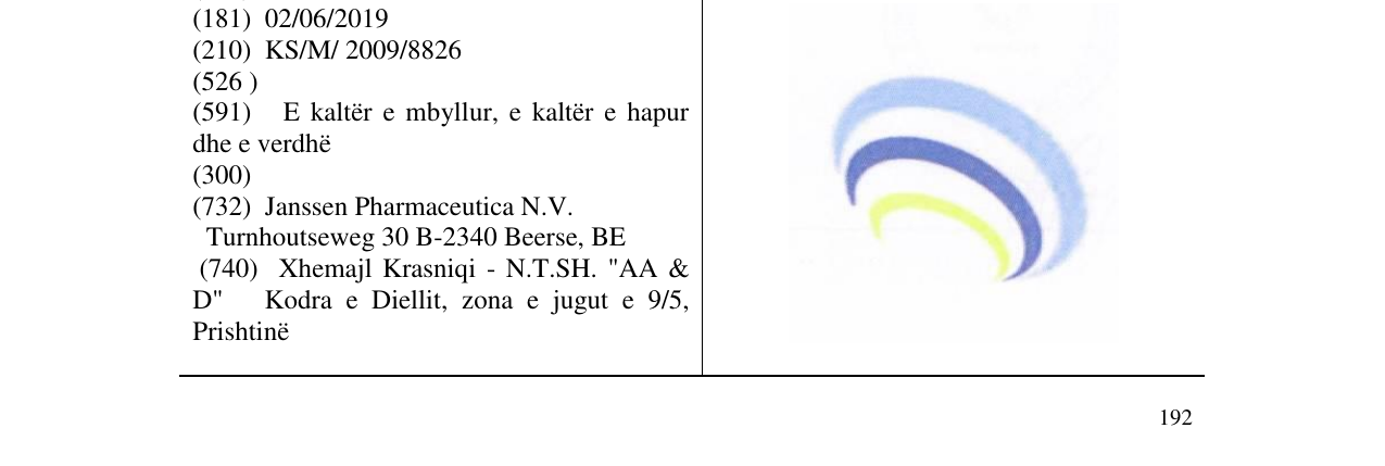 Zëri i markës Markë figurative në buletin