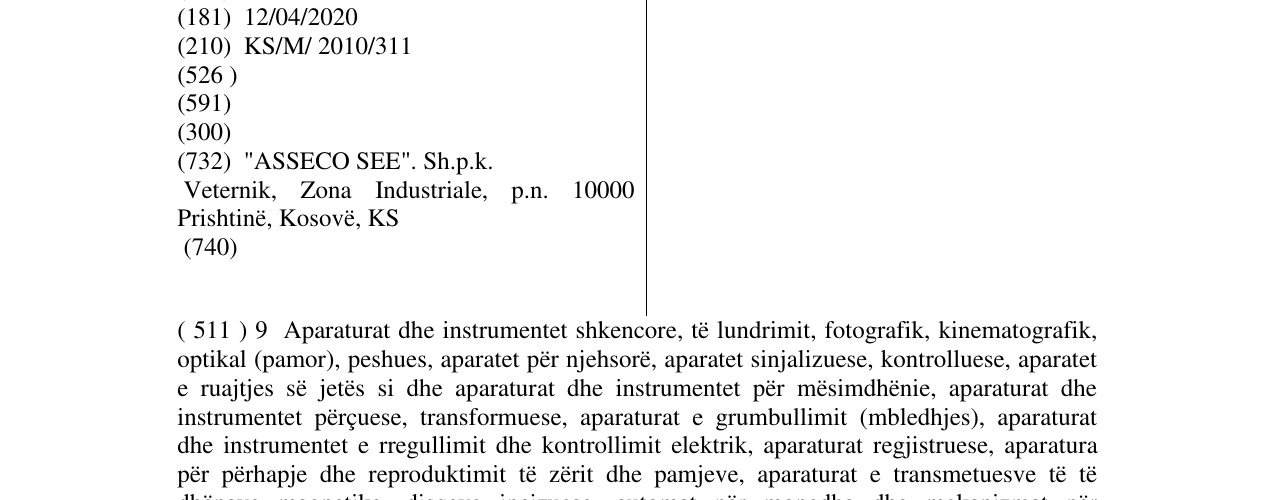 Zëri i markës PRONET në buletin