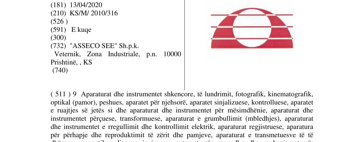 Zëri i markës Markë figurative në buletin