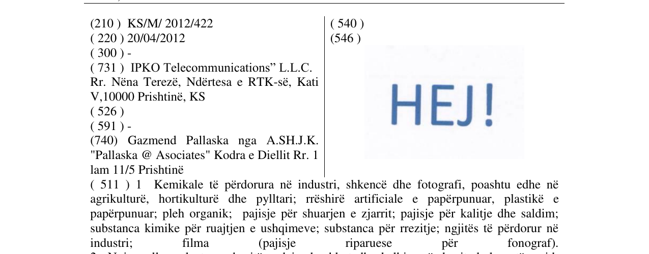 Zëri i markës HEJ! në buletin