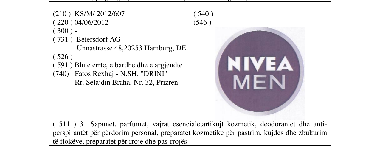 Zëri i markës NIVEA MEN në buletin