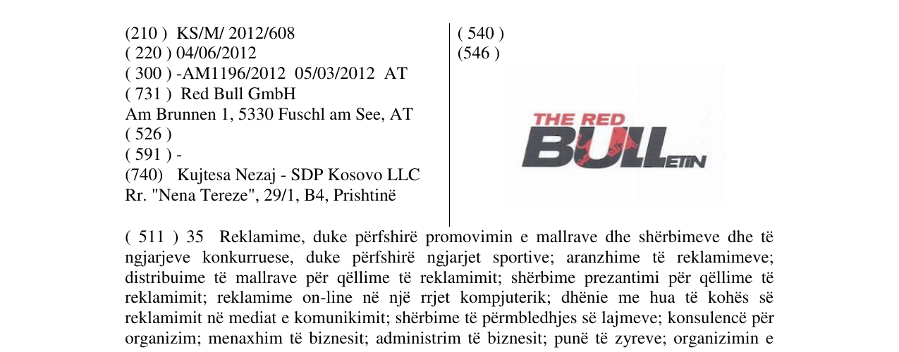 Zëri i markës THE RED BULLetin në buletin