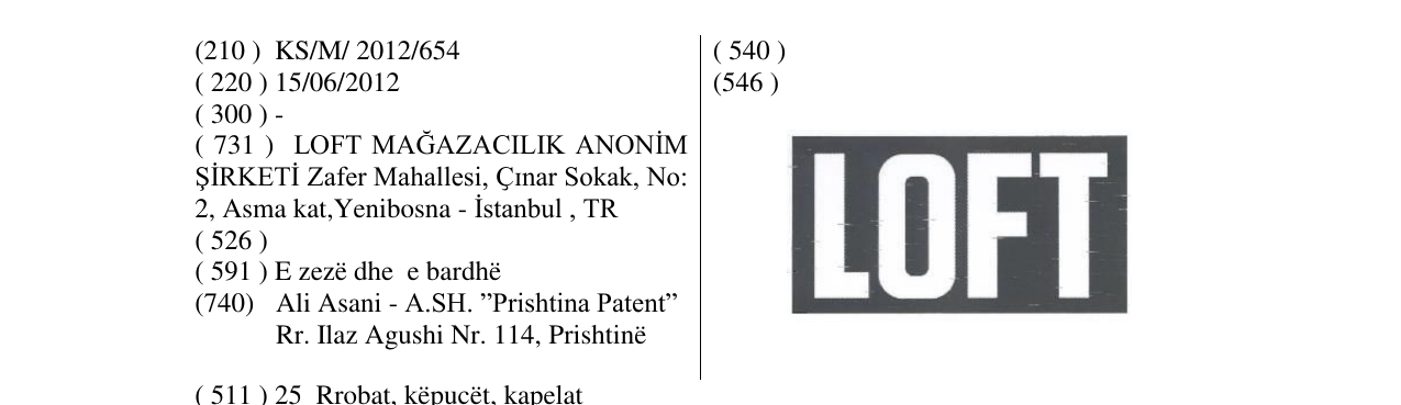 Zëri i markës LOFT në buletin
