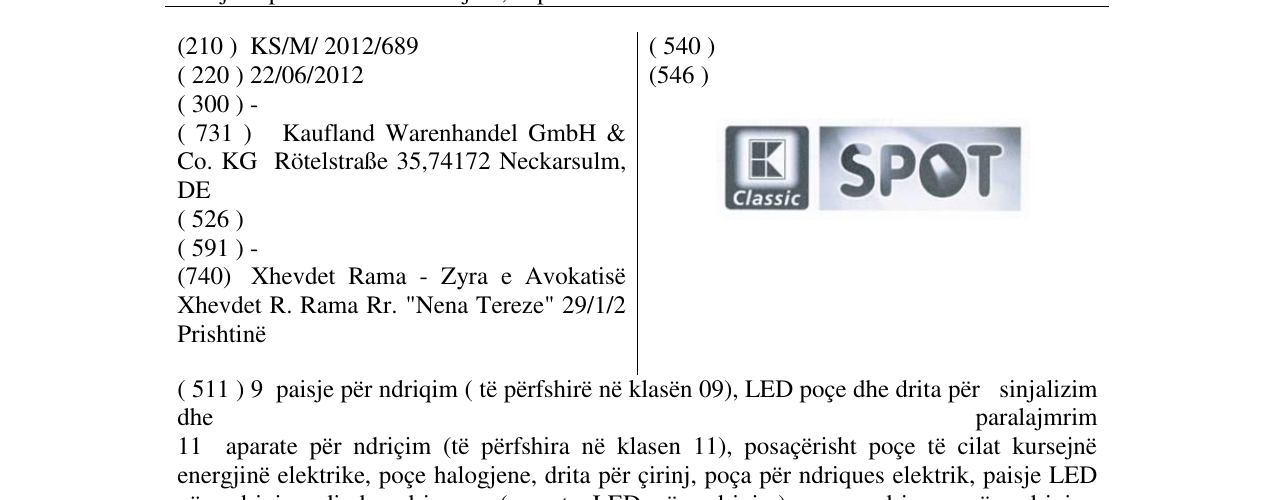 Zëri i markës SPOT në buletin