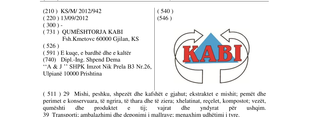 Zëri i markës KABI në buletin