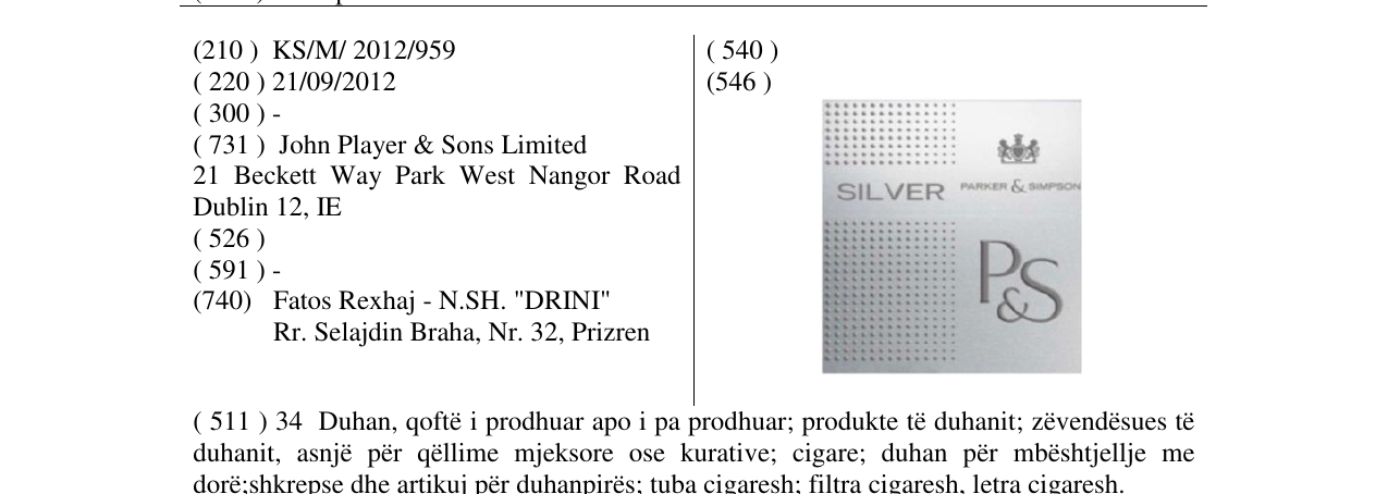 Zëri i markës P&S në buletin