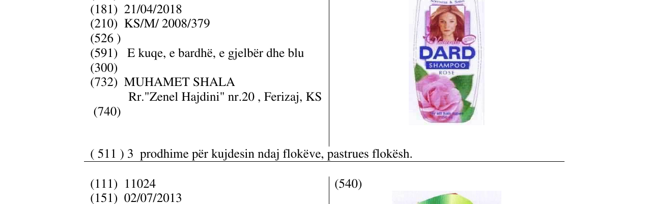 Zëri i markës DARD në buletin