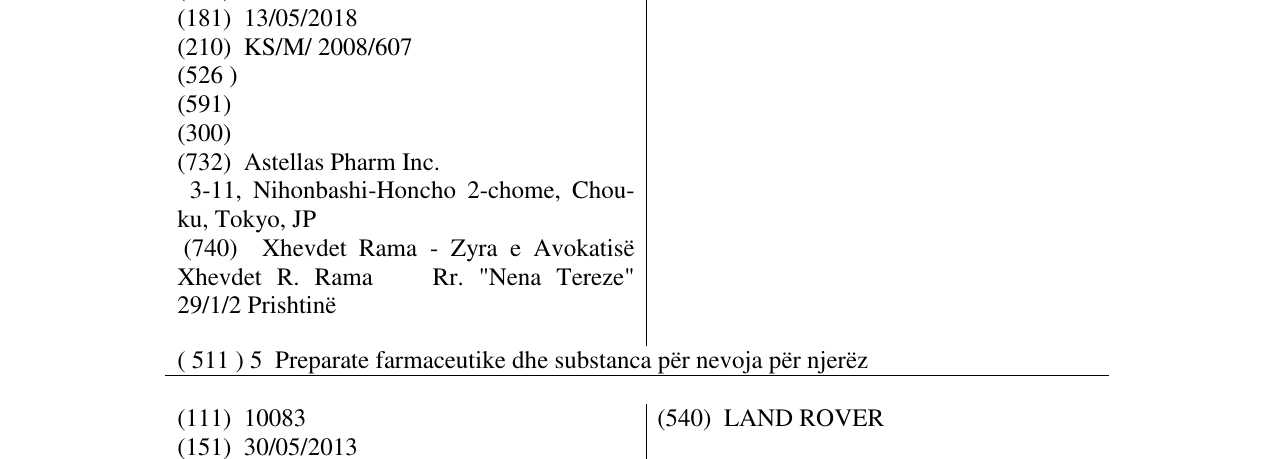 Zëri i markës ADVAGRAF në buletin