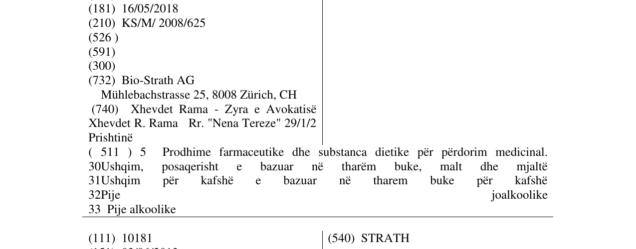 Zëri i markës BIO-STRATH në buletin