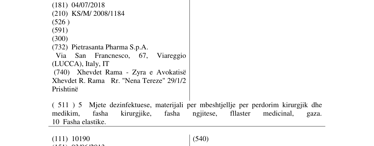 Zëri i markës MASTER - AID në buletin