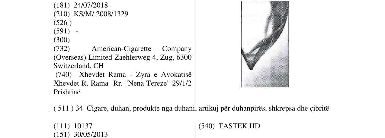 Zëri i markës VOGUE-FIG. në buletin