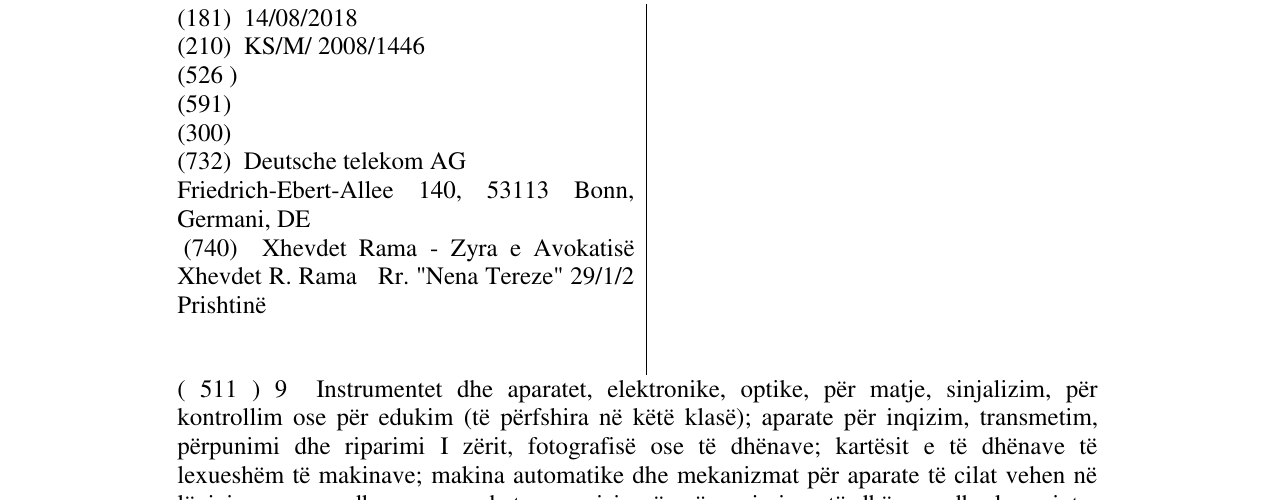 Zëri i markës T-Pay në buletin