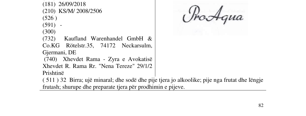 Zëri i markës ProAqua në buletin
