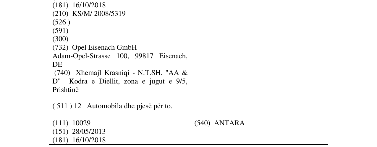 Zëri i markës COMBO në buletin