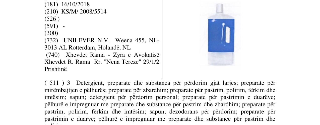 Zëri i markës DOMESTOS PRODUCT FEATURE në buletin
