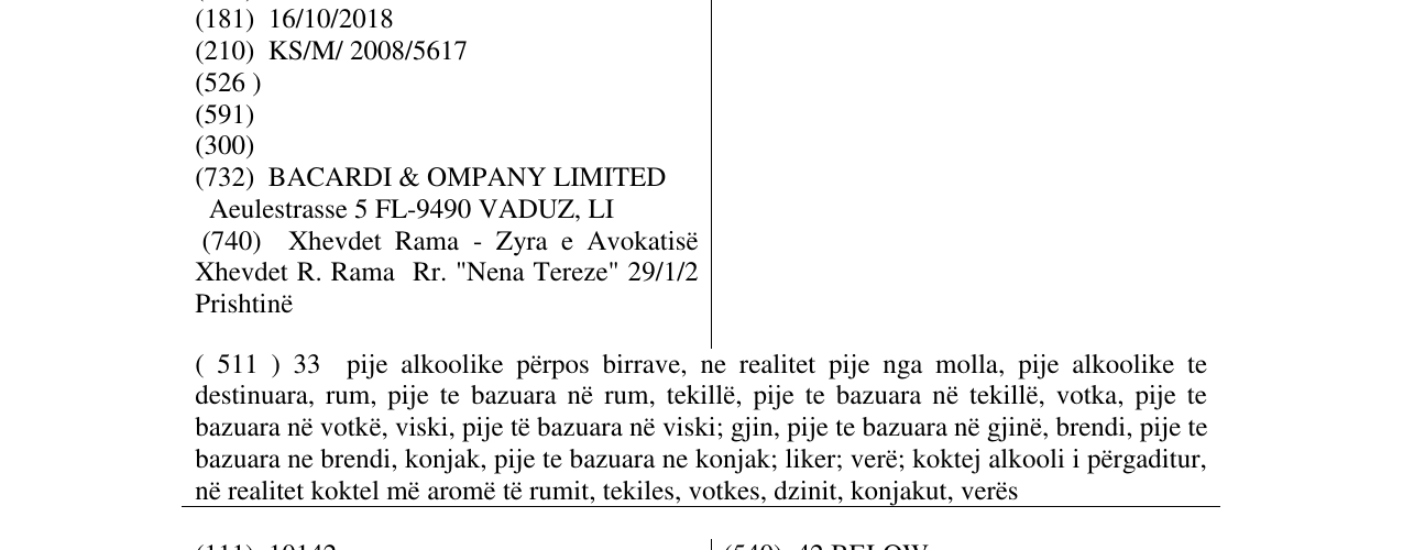 Zëri i markës SOUTH në buletin