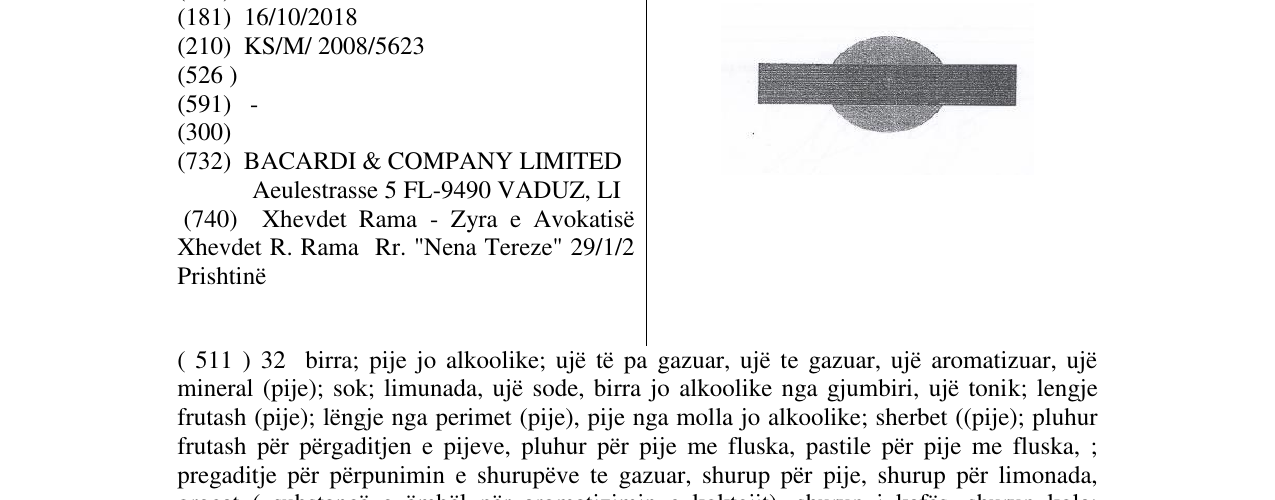Zëri i markës Markë figurative në buletin