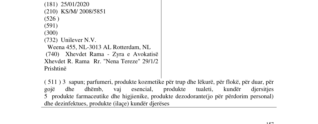 Zëri i markës TIMOTEI në buletin