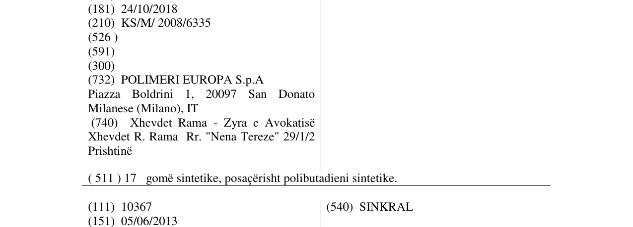 Zëri i markës NEOCIS në buletin