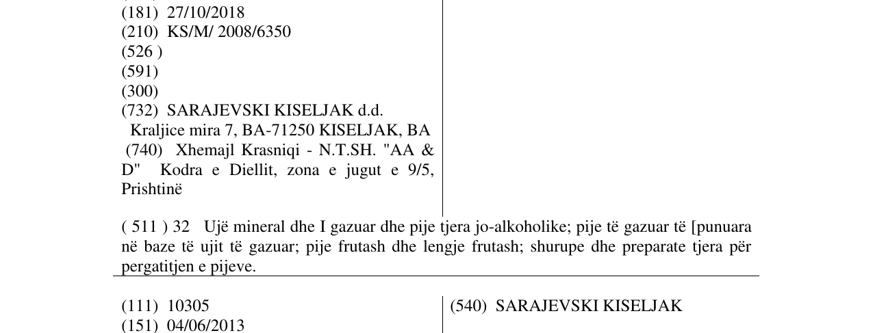 Zëri i markës SKY në buletin