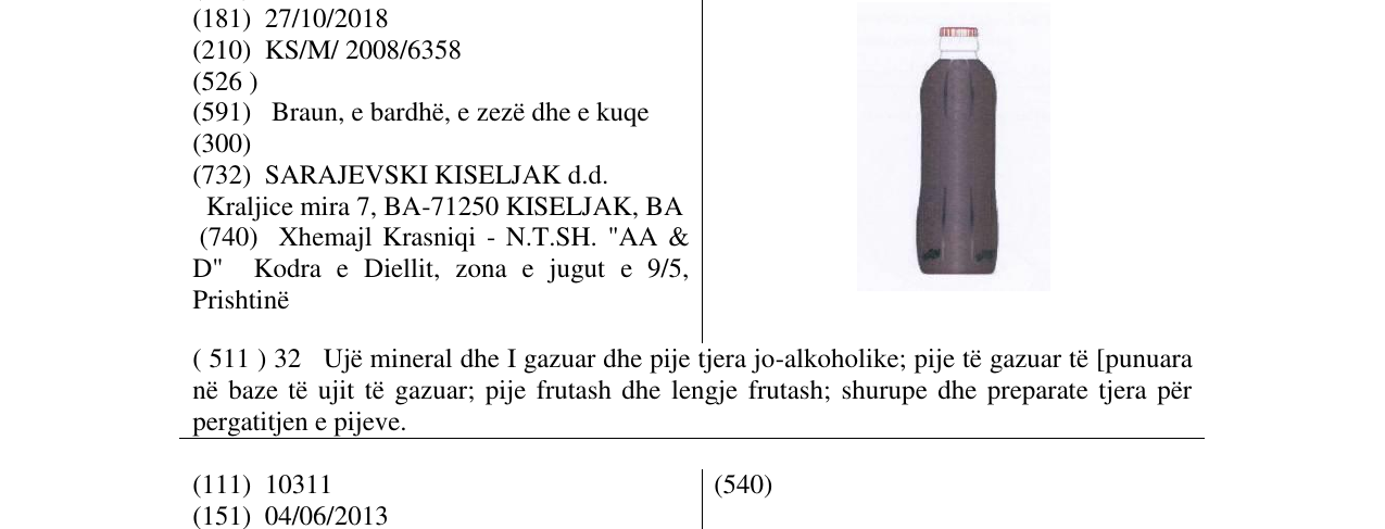 Zëri i markës Markë figurative në buletin
