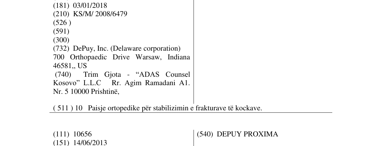 Zëri i markës DNP në buletin