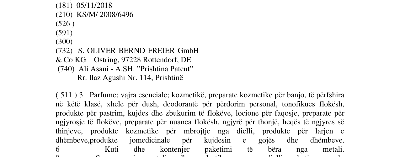 Zëri i markës comma, në buletin