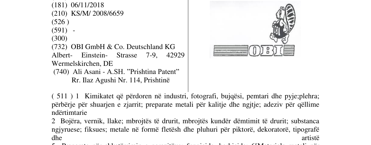 Zëri i markës OBI në buletin