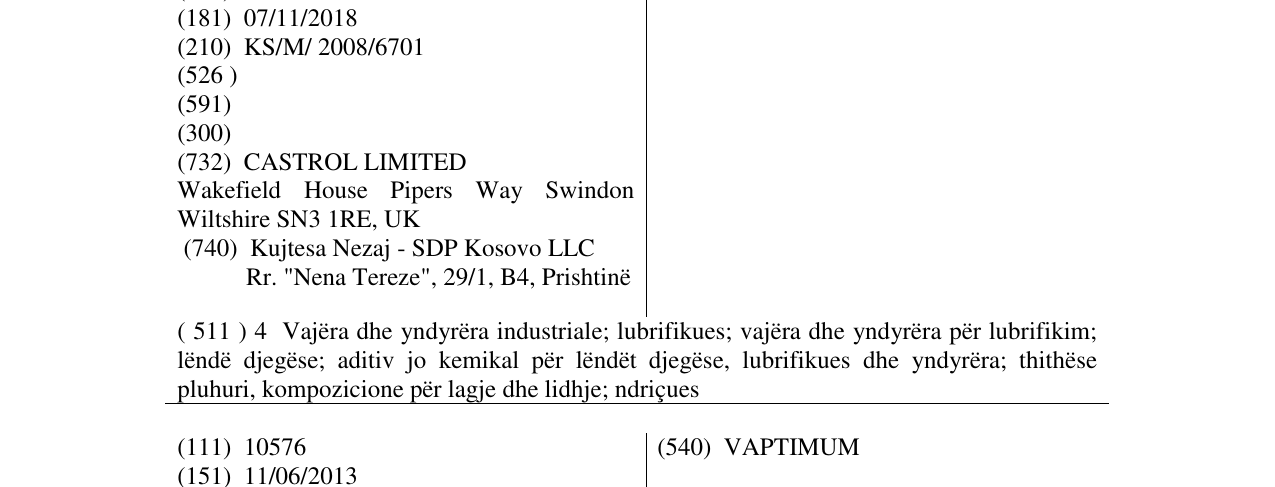 Zëri i markës MAGNATEC në buletin