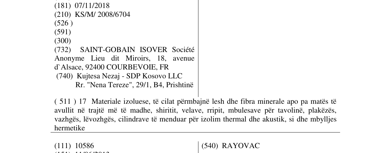 Zëri i markës ISOCONFORT në buletin