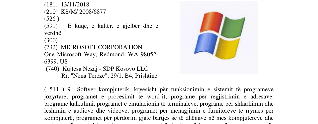 Zëri i markës Markë figurative në buletin