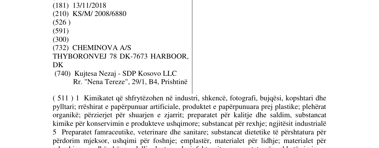 Zëri i markës IMPACT në buletin