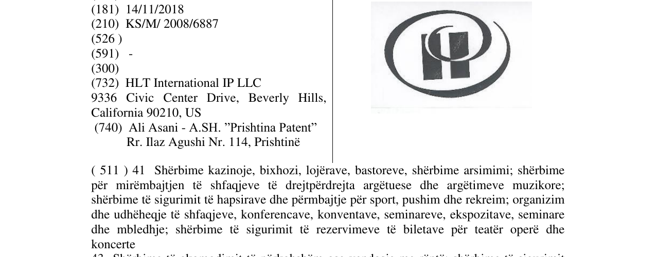 Zëri i markës Markë figurative në buletin