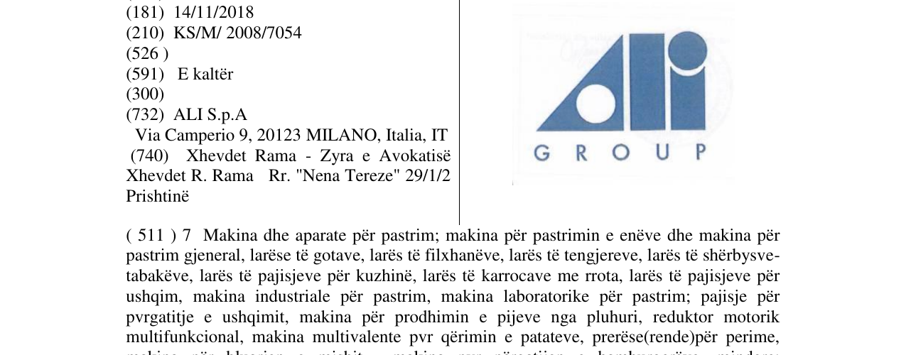 Zëri i markës Markë figurative në buletin